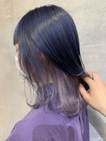 ロア 福岡天神本店(LORE)&nbsp;インナーカラー/ホワイトパープル/nana