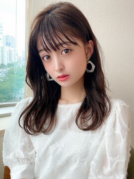 アフロート エル 錦糸町(AFLOAT L) 大人可愛い/透け感/前髪/小顔/くびれミディ/ラベンダーカラー