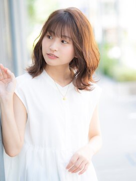 ジャン クロード ビギン 表参道店(JEAN CLAUDE BIGUINE) ナチュラルAラインボブ　ミディアムレングス