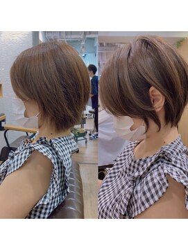 アヴァロン(AVALON) 〈絶壁解消〉30代40代×大人丸みショートボブ