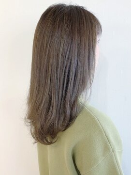 リコ(LIKO) 大人セミディ☆ハイライト/大人女子/透明感/ベージュ系カラー