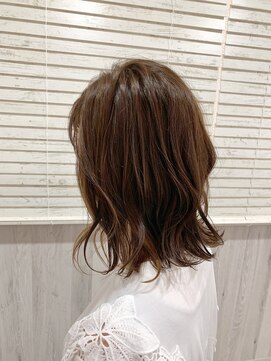 ビーチ ヘア メイク 綱島店(BEACH hair make) 鎖骨下/くびれセミディ/こっくりカラー/波巻き/フレンチガーリー