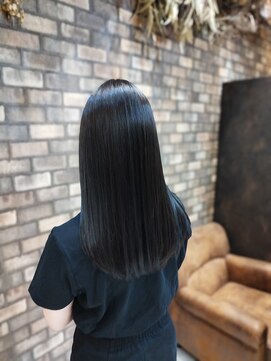 ネウィ 八王子(newi) 透明感艶髪カラー#ヘルシースタイル/アッシュブラック