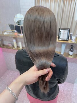 ロンド レア 天神大名店(Lond Le’a) ダブルカラー/インナーカラー/イヤリングカラー/ミルクティ/天神