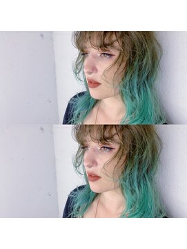 キジ(KIJI) ★ミントグリーン×外国人風グラデーションカラー★