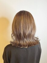 ブロッサム ひばりヶ丘(Blossom) 大人美人斜めバングくびれデジタルパーマ毛先丸みパーマ