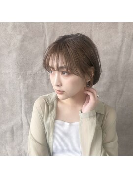 トニーアンドガイ 青山店(TONI & GUY) 大人ショートニュアンスカラーイヤリングカラー