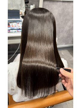 ナナシ(nanac) 髪質改善縮毛矯正＋モンブランカラー