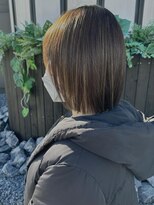 ヘアラウンジ アングゥ(hair lounge ungu)&nbsp;切りっぱなしボブハイライト