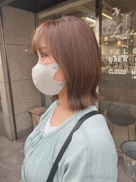 ルチア パリ(Luccica PARIS) 【Luccica PARIS sayumi】くびれミディミルクティーベージュ