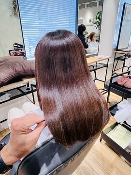 ルーク バイ ヘアーポケット(Luke by hair pocket) 酸性ストレート ミディアムヘア