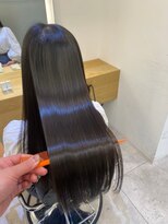 ジーナ 船橋(Zina)&nbsp;髪質改善＊ロングレイヤーグレーベージュ＊美髪【Zina船橋】