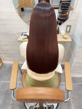 ジーナ 船橋(Zina) 髪質改善＊ロングレイヤーグレーベージュ＊美髪【Zina船橋】