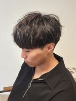 ニアウ 伊勢崎連取店(Niau)&nbsp;刈り上げショートマッシュ縦落ちツイストスパイラルパーマ