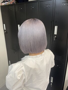 ペレ 渋谷(PELE) h_ デザインカラー/レイヤーカット/ウェットヘア/ベージュ