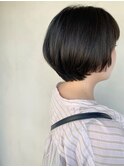 30代40代50代大人可愛いひし形丸み絶壁解消ショート