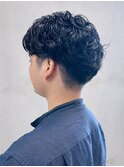 透明感カラー短髪ツーブロック_ba483441