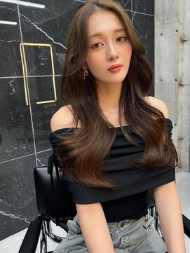 サイン 渋谷(SIGN) ザクザクレイヤーカット巻き方簡単ミディアムロング韓国表参道