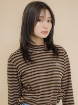 エンタク 新宿(enntaku)&nbsp;マロンベージュ/Aラインボブ/かきあげ/インナーカラー[新宿駅]