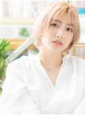 ハイトーンカラー韓国風小顔マッシュウルフh3上尾20代30代40代