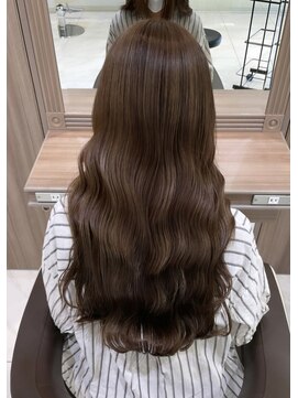 ロエ 元町店(Loe) グレージュモカ×髪質改善（N.）トリートメント