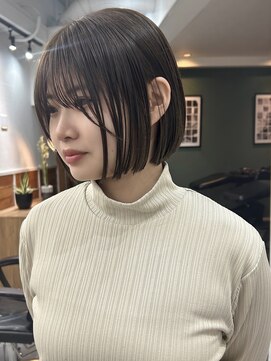 グリーン 高田馬場(green) 【SANA】切りっぱなしミニボブ