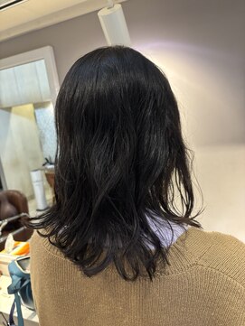 モップス 富岡店(MOPS) コテ巻き風ニュアンスパーマ