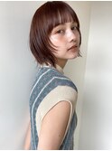 【BOB】ミニボブ/タッセルボブ/前髪あり/顔周りレイヤー
