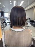ぱつっとボブ