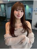 ★ワンカールモテ髪前髪小顔カットサイドバング艶感