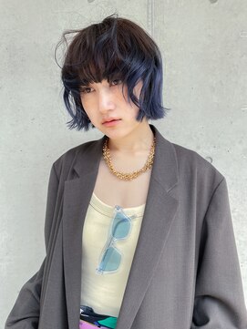 チクロヘアー(Ticro hair) @nkkn15 navy blue