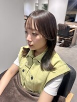 ゼン(ZEEN)&nbsp;ぱっつん前髪 x 韓国風ヘア