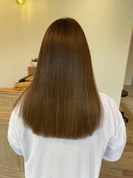 ハクバイジェービー 稲毛(hak by jb) 丸型◎髪質改善カラーで作るアッシュベージュ[稲毛駅/白髪染め]