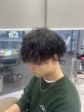 ルクス(Luxs) 【マッシュ×波巻きパーマ】