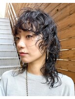 ナループロアオハナ(Nalu pu loa ohana)&nbsp;パーマウルフパーマくるくるパーマハードパーマカーリーヘア