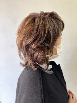 【Lateliercontent MIHO】40代50代60代レイヤーボブ