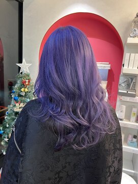 色落ちも可愛い☆紫担当さんのラベンダーカラー！