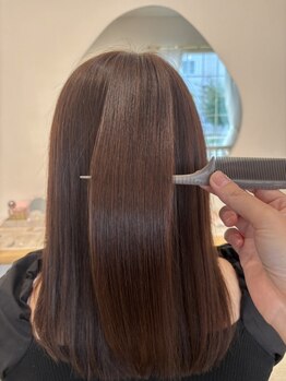 ソアラ(Soala)の写真/【時津しまむら裏】髪質改善縮毛矯正がおすすめ◎美艶美髪ヘアにしておしゃれを楽しみませんか＊