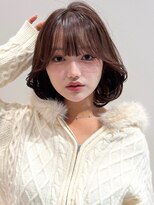 アグノス 青山(Agnos)&nbsp;うるツヤミディアムレイヤーカット似合わせカットモテ髪前髪