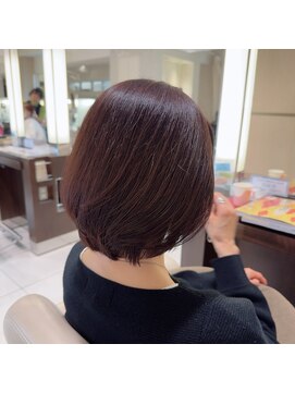 大人まとまりボブ