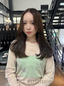 ディセンシー(Dicency) Dicency（マオ）チョコブラウン×ナチュラルレイヤーカット