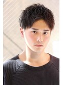 爽やかアップバングショート