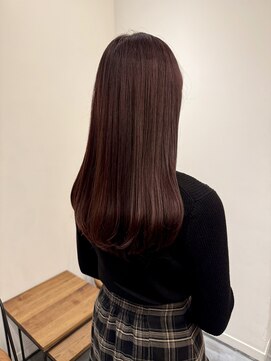 リリアーナ(LILIANA) 池袋 イルミナカラー ツヤ髪 ボルドー ピンクブラウン♪