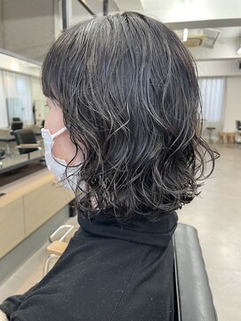 ユノ(juno) 【中目黒】黒髪ミディアムボブパーマ♪レイヤーボブパーマ