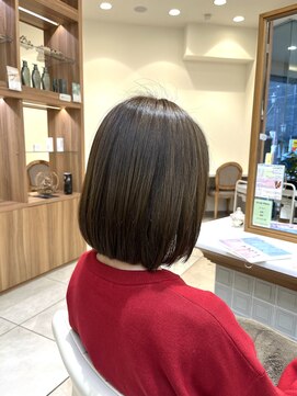 シュヴー 浦安店(CHEVEUX) 朝ラク暗髪ワンレンボブ