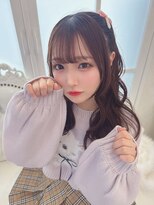 リルミー ミュエナ 大須 矢場町(Lilme myuena) 着物ヘア/大人ガーリー/ダークアッシュ/似合わせカット/名古屋
