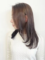 モリオフロムロンドン 松戸店(Morio from London)&nbsp;【松戸 アイダ】セミロングレイヤー×グレージュアッシュカラー