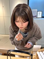 ニコフクオカヘアーメイク(NIKO Fukuoka Hair Make)&nbsp;【NIKO】福岡グレージュ.ミディアムレイヤー.ブリーチなし