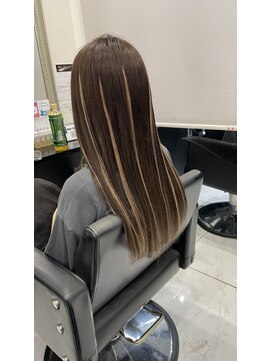 ヘアーデザイン ジェルム(Hair Design germe) プルエクステポイントハイライト #しのだスペシャル