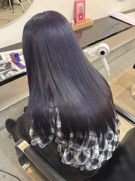 ラック 津田沼(LUCK) ラベンダーグレーダブルカラーインナーカラーケアブリーチ